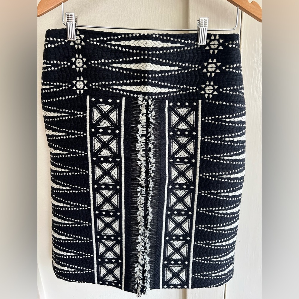 Tory Burch Tweed Printed skirt-size 8
